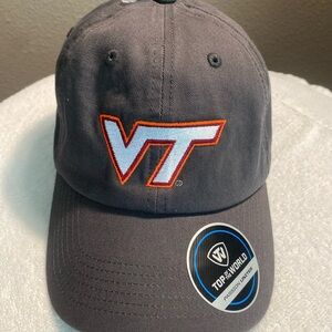 Virginia Tech Hokies Charcoal Gray Adult Adjustable Baseball Cap
